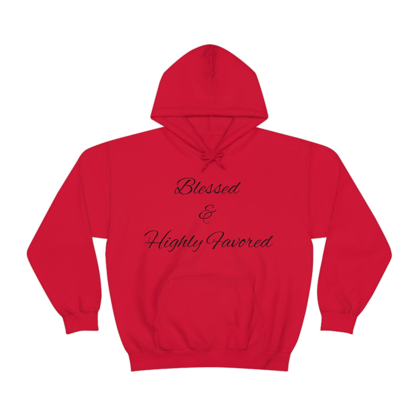 Lvad Tribe Blessed and Highly Favored Unisex Heavy Blend™ Hooded Sweatshirt