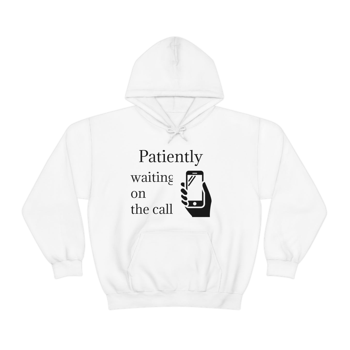 Lvad Tribe Waiting on the call Unisex Heavy Blend™ Hooded Sweatshirt