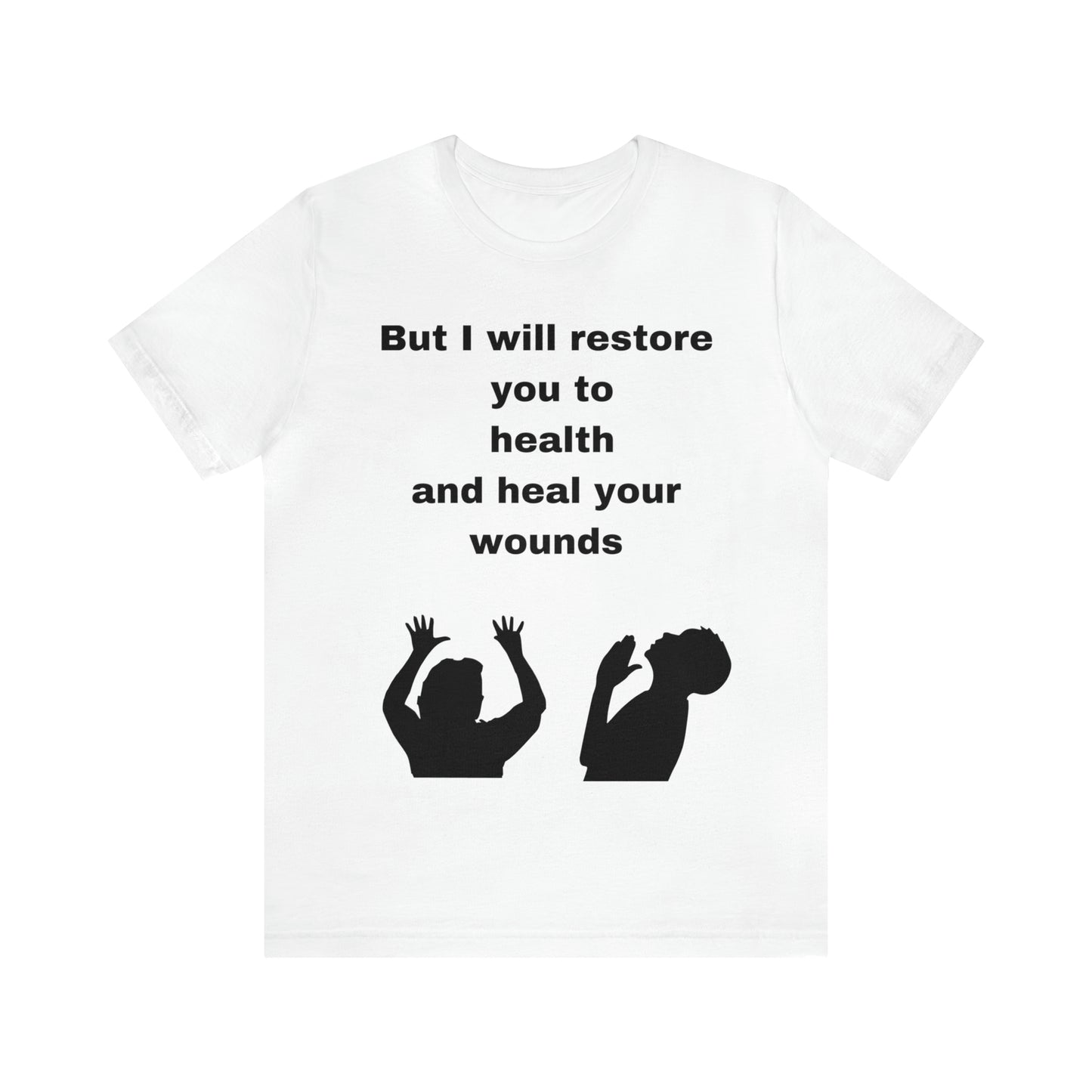 Lvad Tribe i Will Restore You Unisex Jersey Short Sleeve Tee