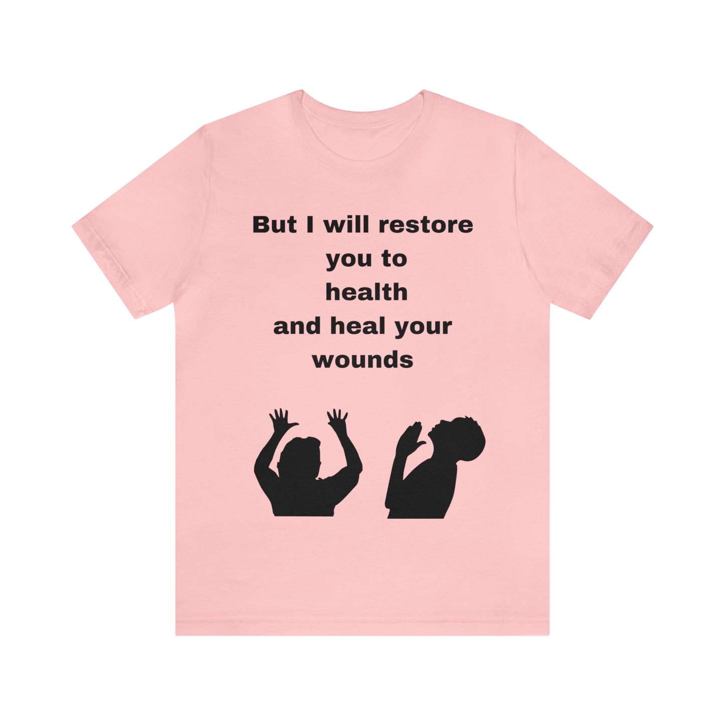 Lvad Tribe i Will Restore You Unisex Jersey Short Sleeve Tee