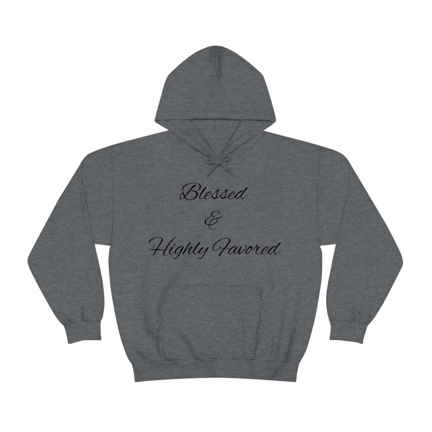 Lvad Tribe Blessed and Highly Favored Unisex Heavy Blend™ Hooded Sweatshirt