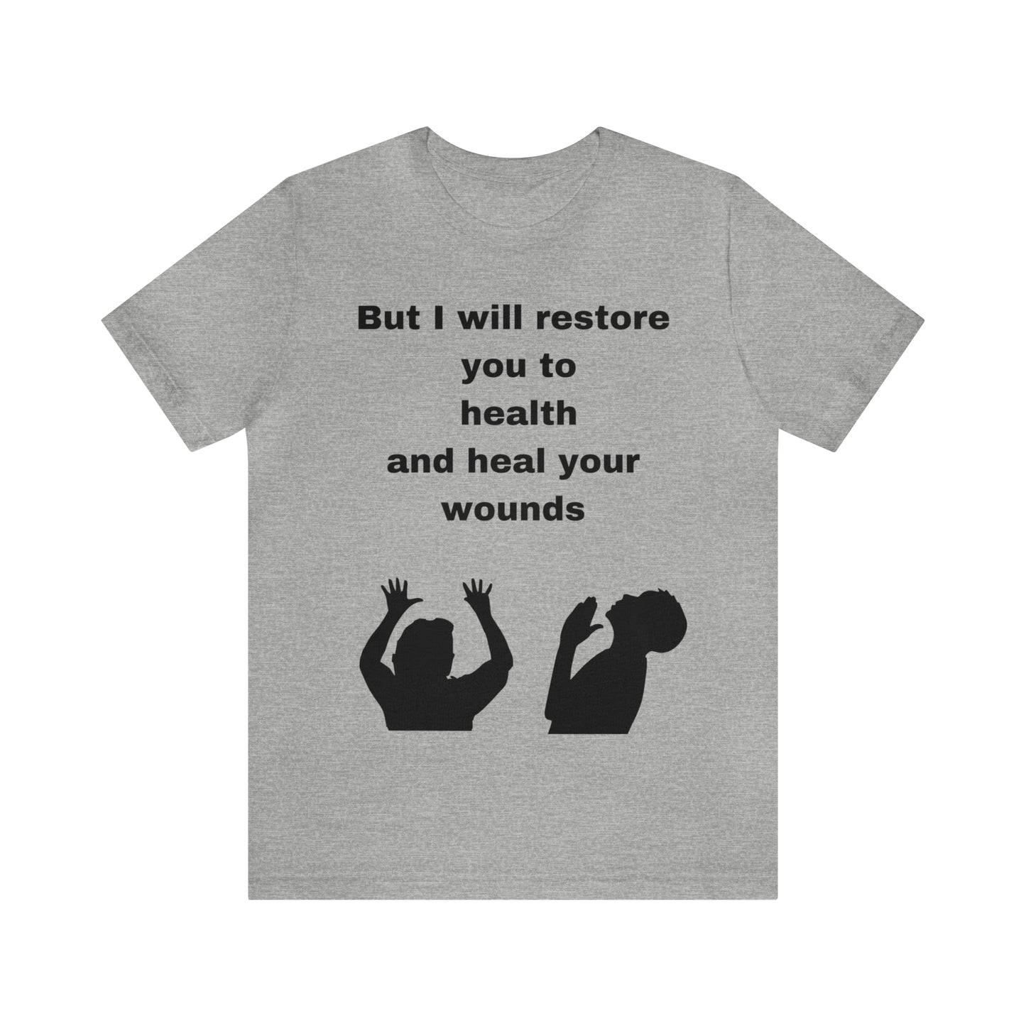 Lvad Tribe i Will Restore You Unisex Jersey Short Sleeve Tee