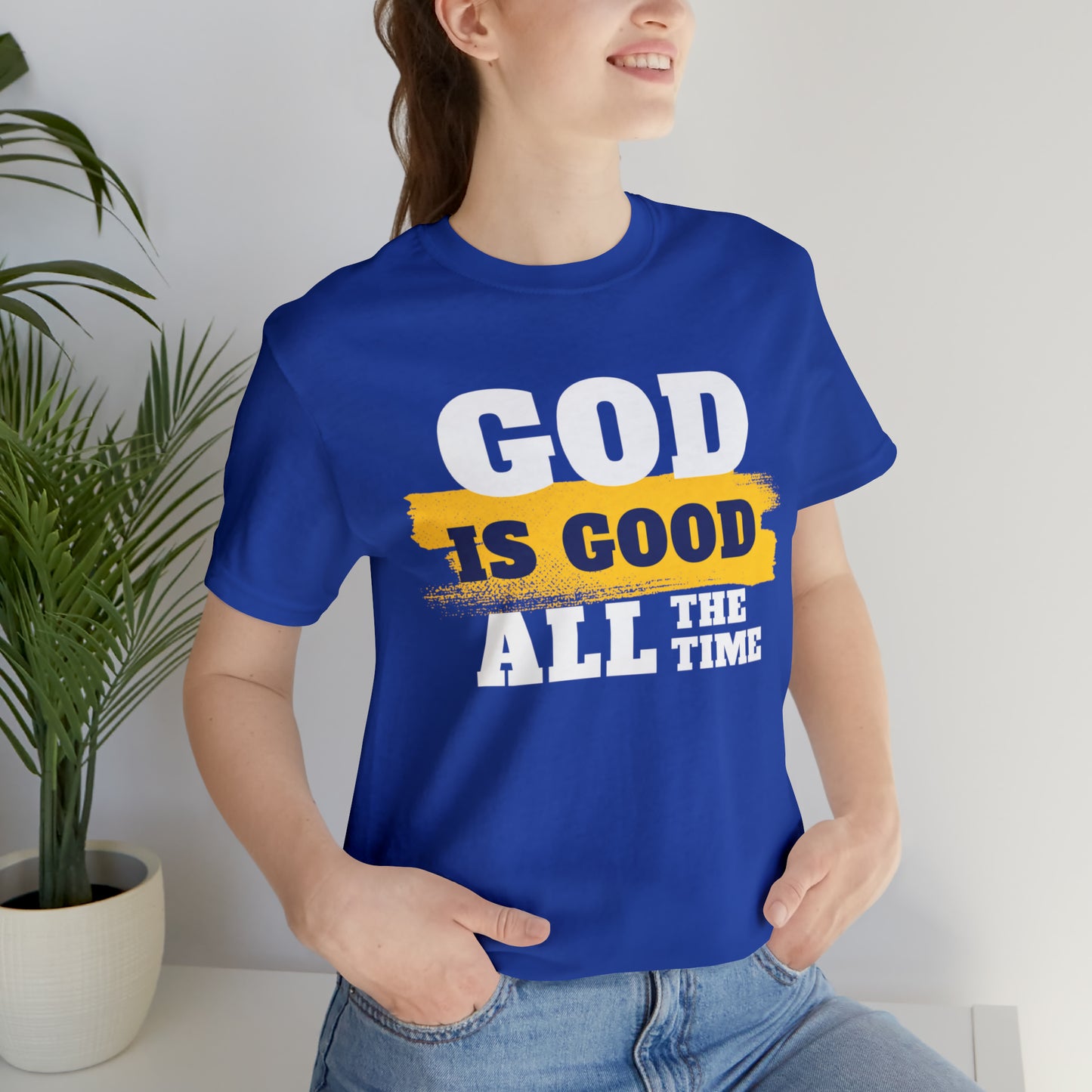 Lvad Tribe God Is Good Unisex Jersey Short Sleeve Tee