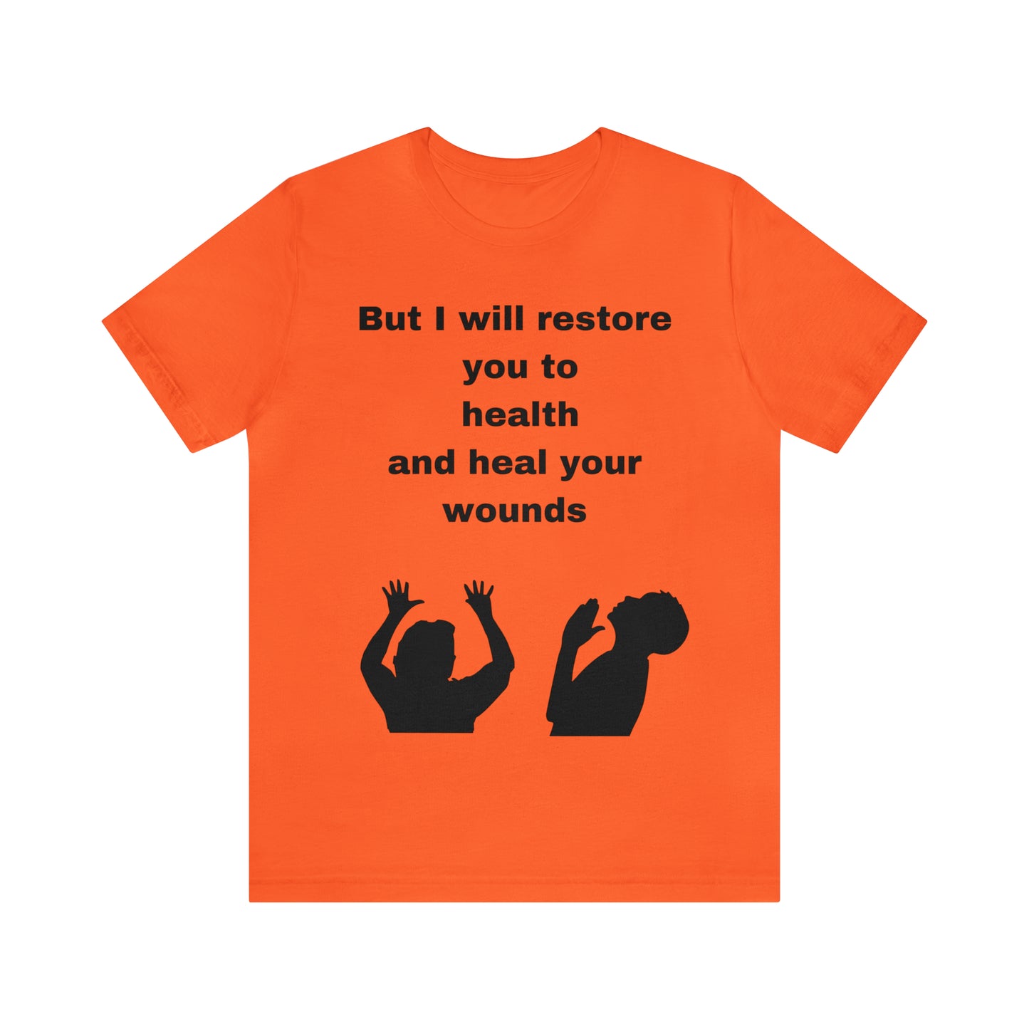 Lvad Tribe i Will Restore You Unisex Jersey Short Sleeve Tee