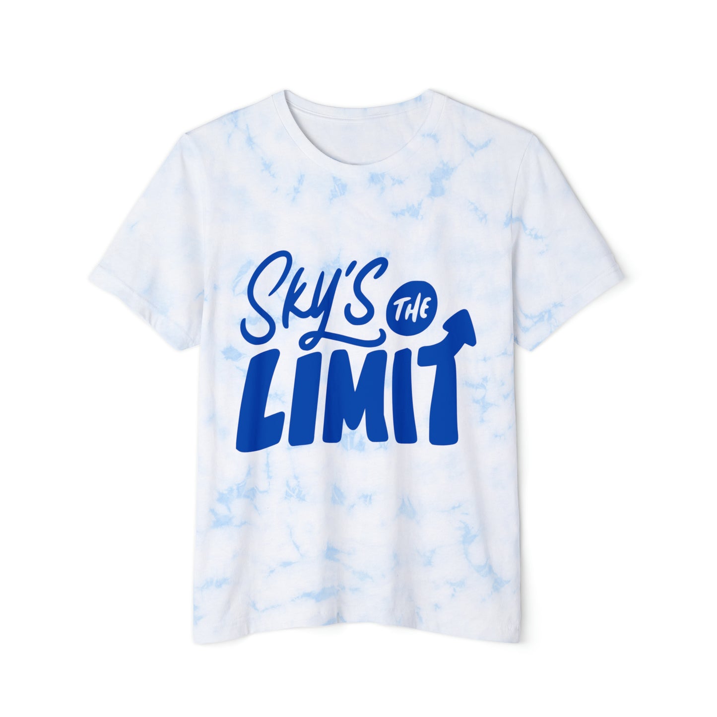 Lvad Tribe Sky's The Limit Unisex FWD Fashion Tie-Dyed T-Shirt