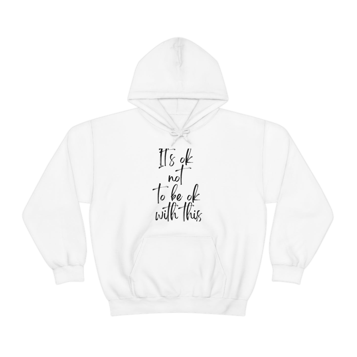 Lvad Tribe It's Okay Not to be okay with this Unisex Heavy Blend™ Hooded Sweatshirt