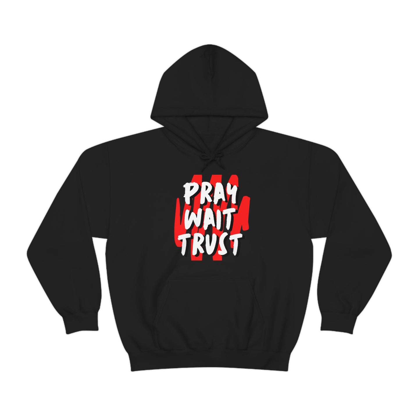 Lvad Tribe Pray Wait Trust Unisex Heavy Blend™ Hooded Sweatshirt