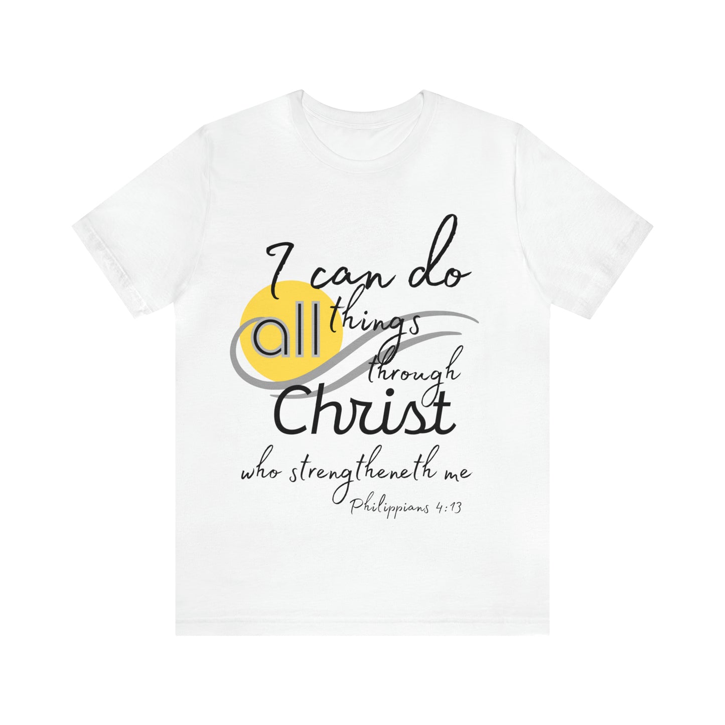 Lvad Tribe Philippians 4:13 Unisex Jersey Short Sleeve Tee