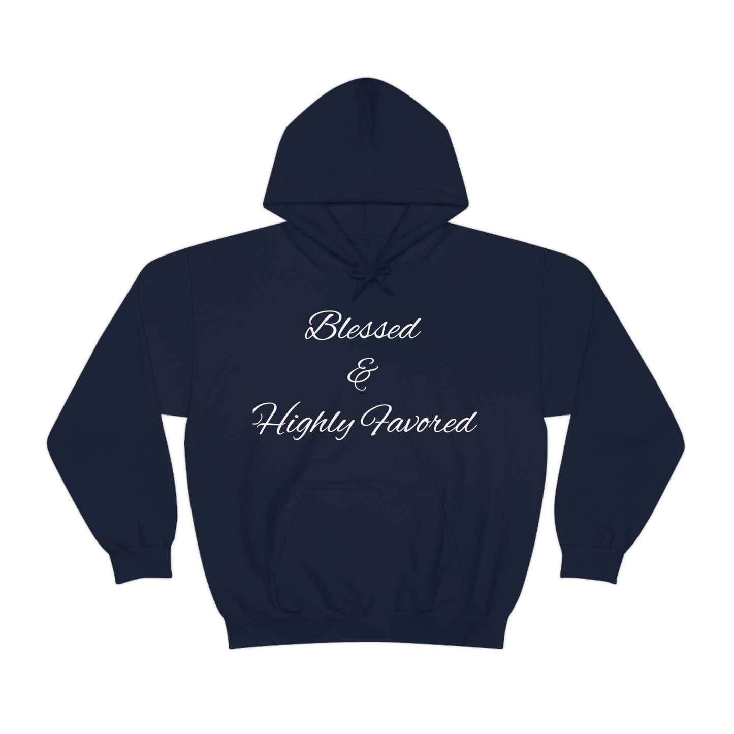 Lvad Tribe Blessed and Highly Favored Unisex Heavy Blend™ Hooded Sweatshirt