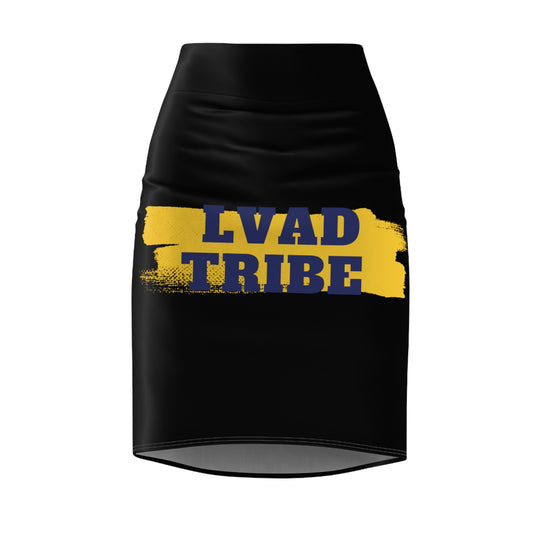 Lvad Tribe Official Black Women's Pencil Skirt