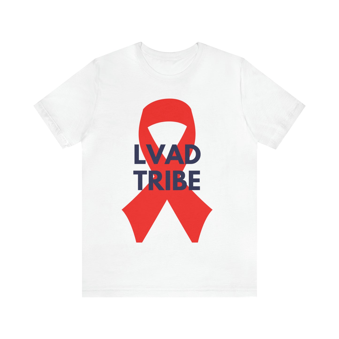 Lvad Tribe Promotes Heart Health Unisex Jersey Short Sleeve Tee