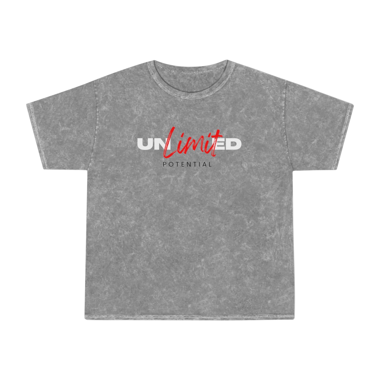 Lvad Tribe Unlimited Potential Unisex Mineral Wash T-Shirt