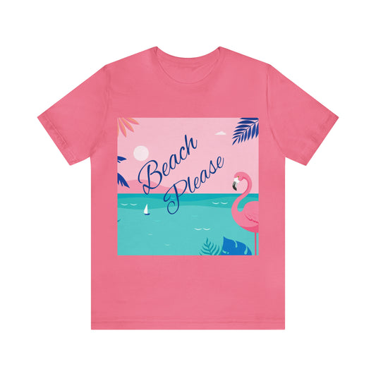 Lvad Tribe Beach Please Unisex Jersey Short Sleeve Tee