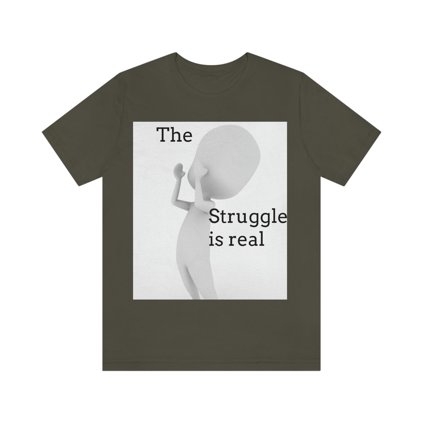 Lvad Struggle is Real Unisex Jersey Short Sleeve Tee