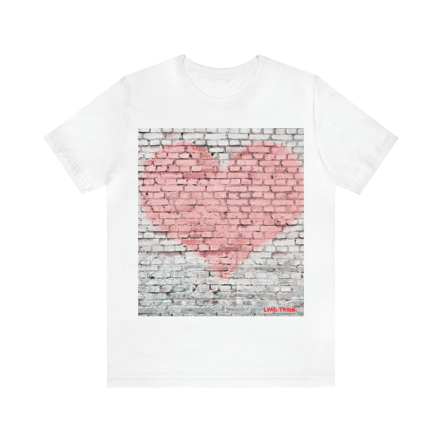 Lvad Tribe Heart Graffiti Unisex Jersey Short Sleeve Tee