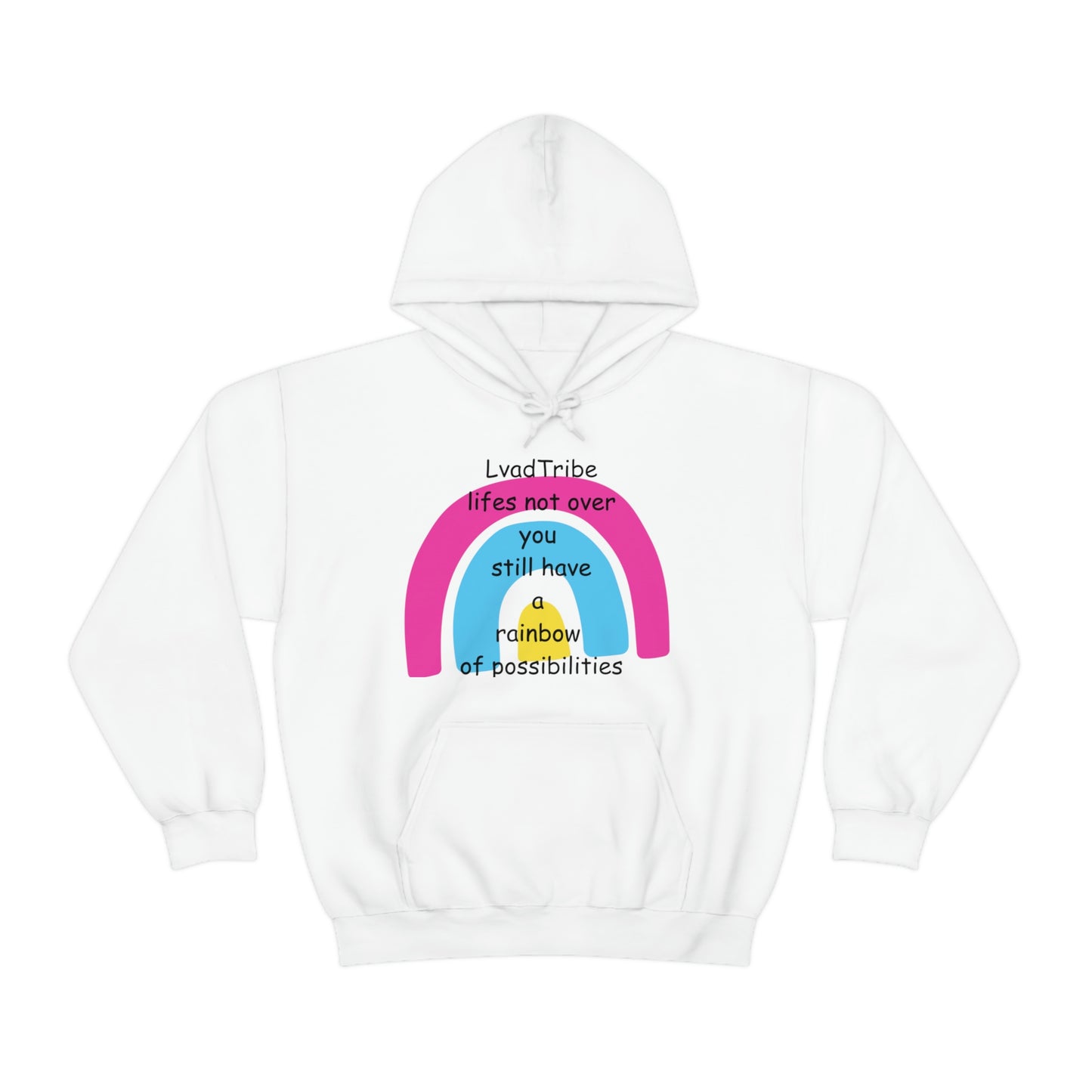 Lvad Tribe Rainbow Unisex Heavy Blend™ Hooded Sweatshirt