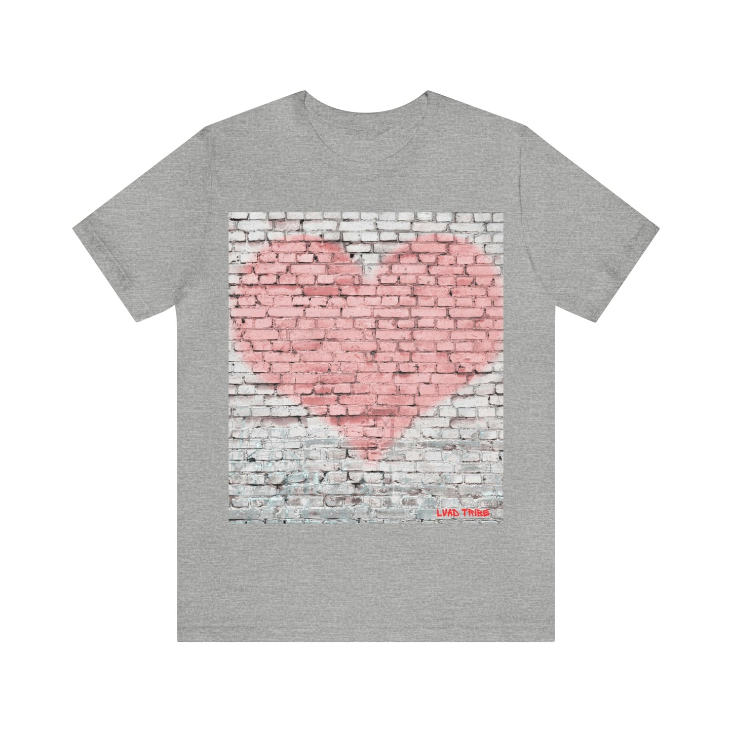 Lvad Tribe Heart Graffiti Unisex Jersey Short Sleeve Tee