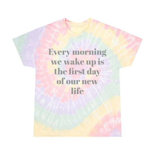 Lvad Tribe Every Morning light Tie-Dye Tee, Spiral