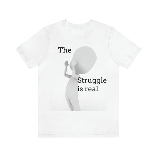 Lvad Struggle is Real Unisex Jersey Short Sleeve Tee