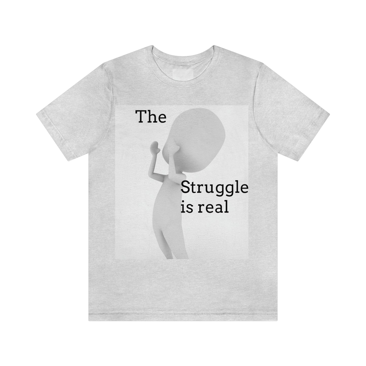 Lvad Struggle is Real Unisex Jersey Short Sleeve Tee