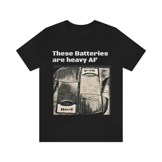 Lvad Batteries Unisex Jersey Short Sleeve Tee