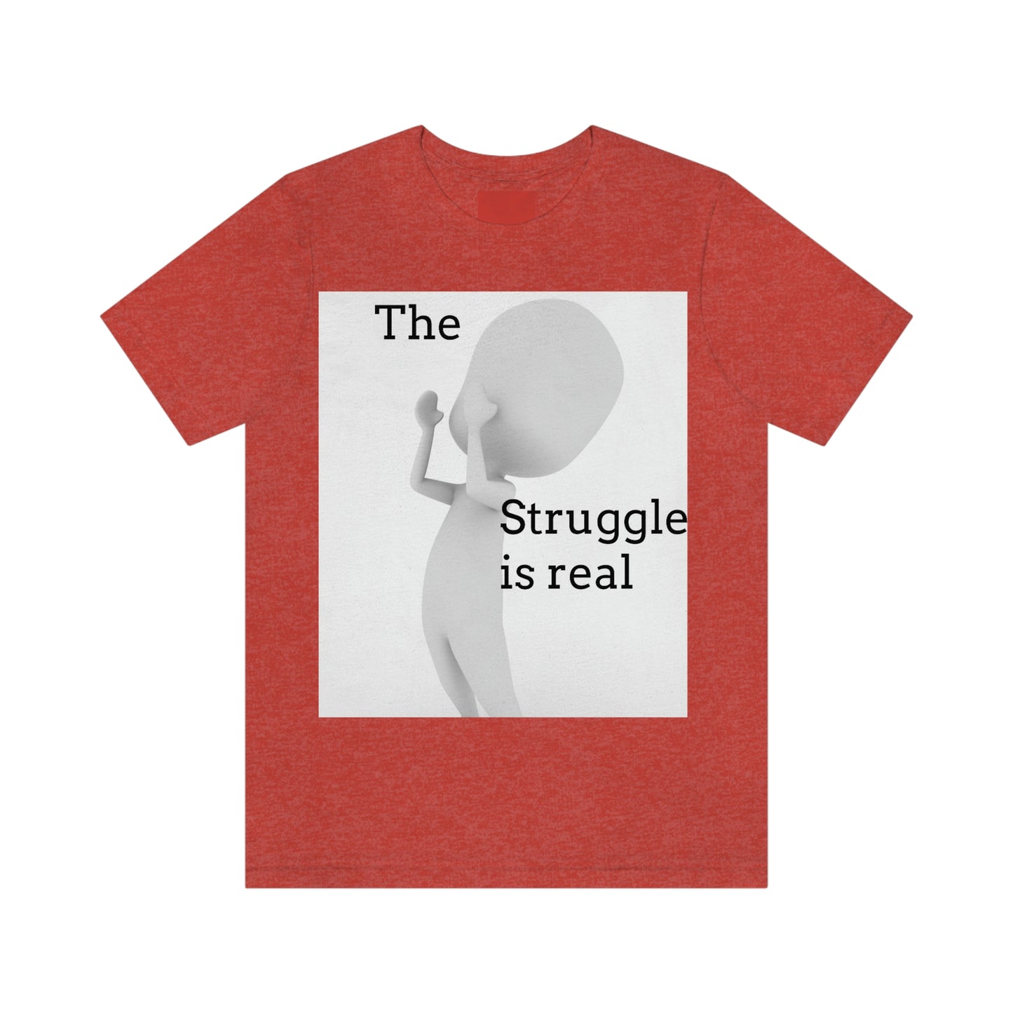 Lvad Struggle is Real Unisex Jersey Short Sleeve Tee