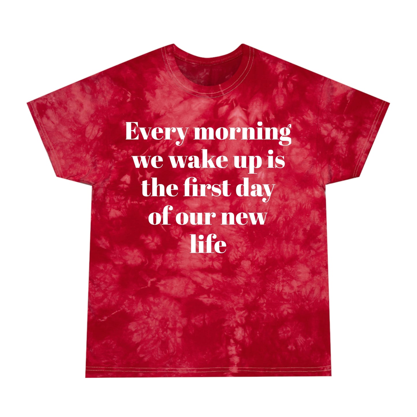 Lvad Tribe Every Morning Dark Tie-Dye Tee, Crystal