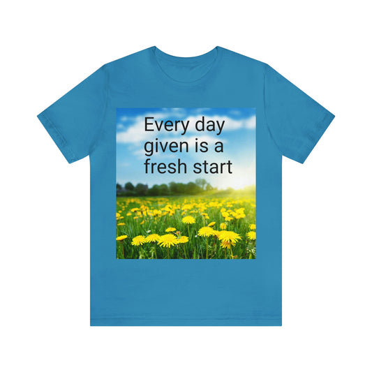 Lvad Tribe Fresh Start Unisex Jersey Short Sleeve Tee