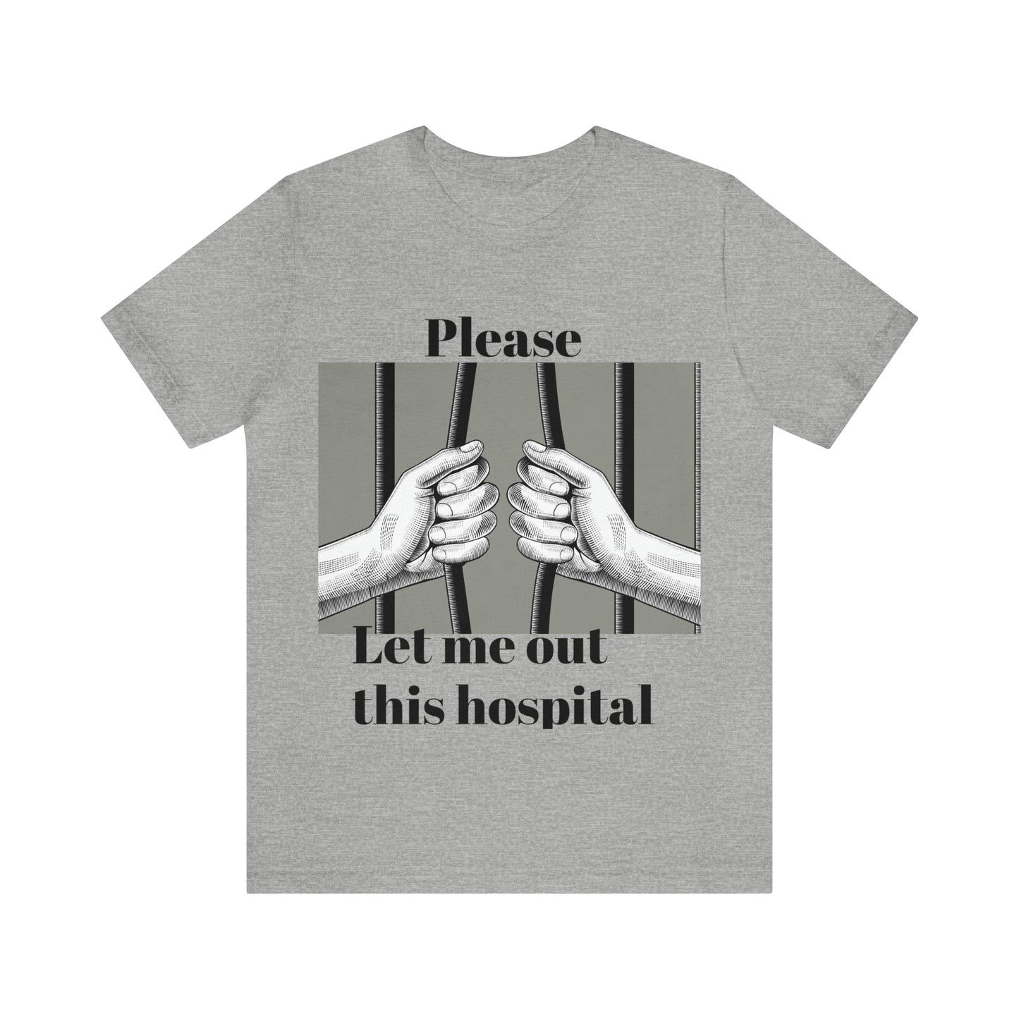 Lvad Tribe Please Let Me Out Unisex Jersey Short Sleeve Tee